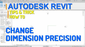 Autodesk Revit How To Change Dimension Precision