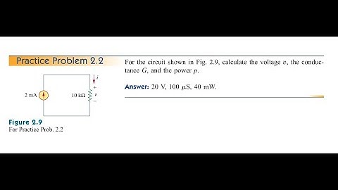 Practice Problem 2.2 | Sadiku 4th Edition | Electrical Circuits | বাংলা