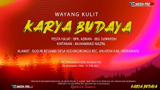  Wayang Kulit  Karya Budaya  Pesta Hajat  Bpk Adnan  Ibu Suwasih  Malam 