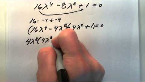 Higher Order Differential Equations Constant Coefficient Part 1