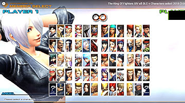 The King Of Fighters XIV all DLC + Characters select 2018 [1080p 60fps]