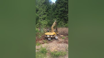 Mulching Slash After Logging 2018