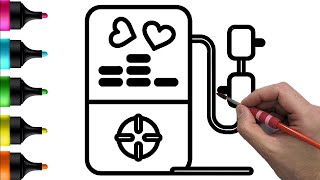 Fun Drawing And Coloring An Mp3 Player For Kids And Toddlers Learn Art Together