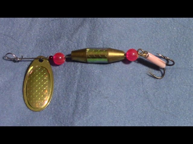 How to make a inline fishing lure for under 74 cents! 