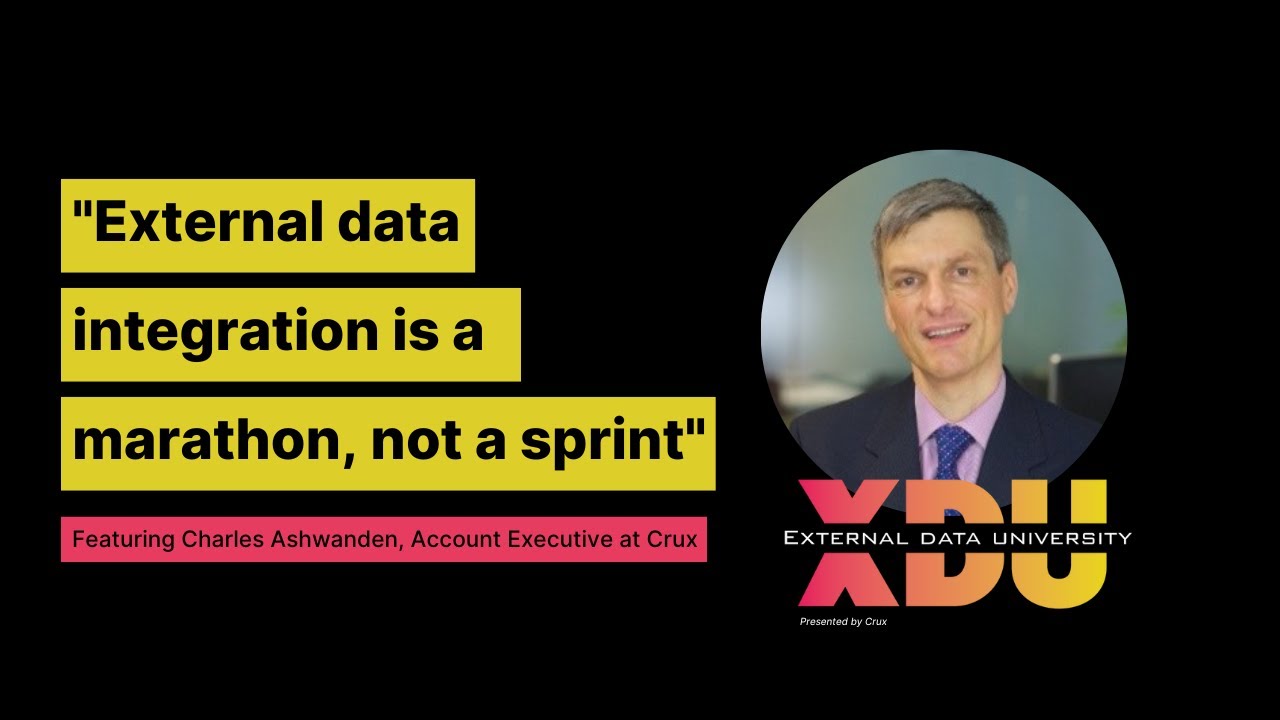 The External Data Integration Opportunity - YouTube