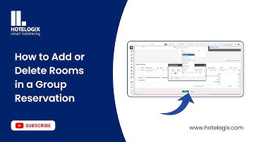 How to Add or Delete Rooms in a Group Reservation | Hotelogix