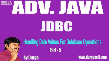 Adv Java||JDBC Session-115||Handling Date Values For Database Operations Part-5