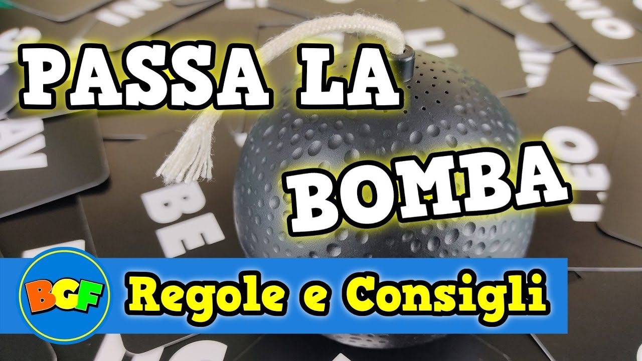 PASSA LA BOMBA  Gioco di Parole con una Bomba Giocattolo