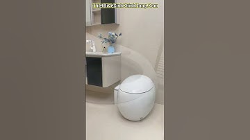 Bồn cầu cao cấp, cảm biến thông minh - TBVSCH #thietbivesinh #boncauthongminh