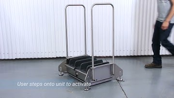 SS3 Walk Through Footwear Sanitizing Unit