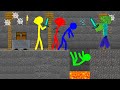 Stickman mining trip-Minecraft Animation (Surprise finish)