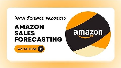 Amazon Sales Forecasting | Data Science Projects Using Streamlit