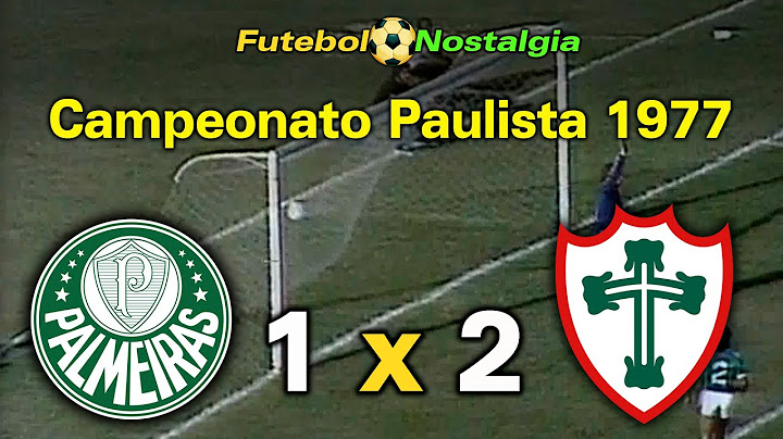 Palmeiras 1 x 2 Portuguesa - 10-09-1977 ( Campeonato Paulista )