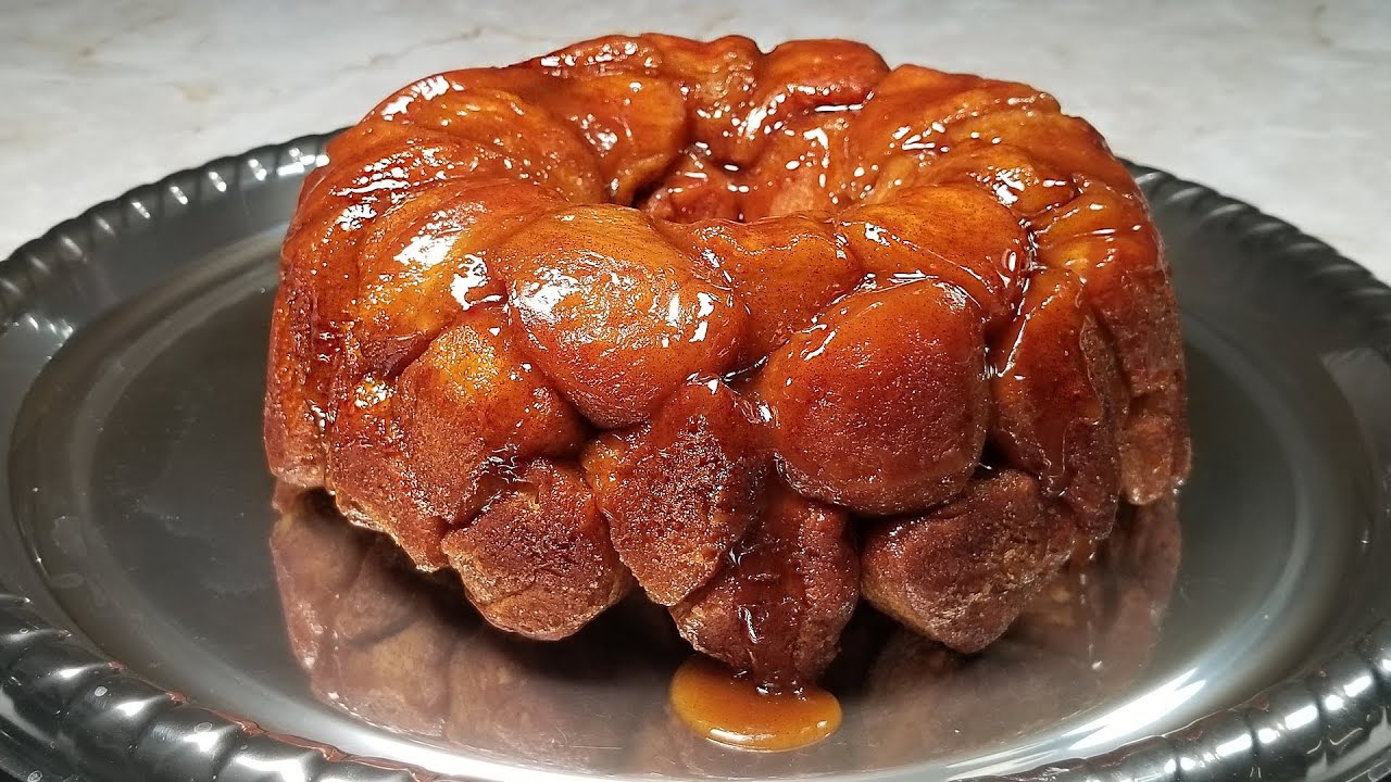 Easy delicious MONKEY BREAD Cinnamon Roll Cake YouTube