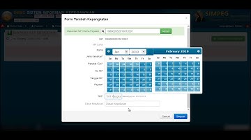 Demo SIMPEG - Sistem Informasi Kepegawaian