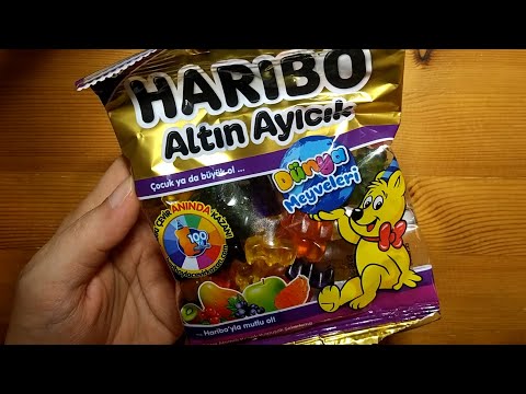 Haribo Altın Ayıcık Dünya Meyveleri Jelibon İncelemesi - Yeni Ürün!