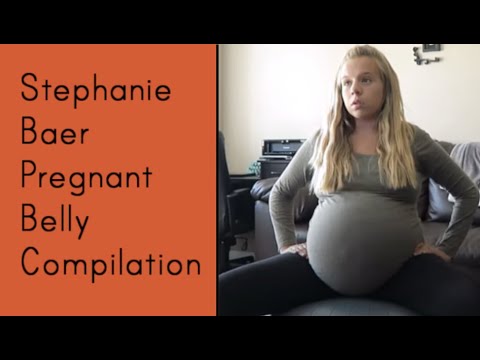 Stephanie Baer Pregnant Belly Compilation | YouTube