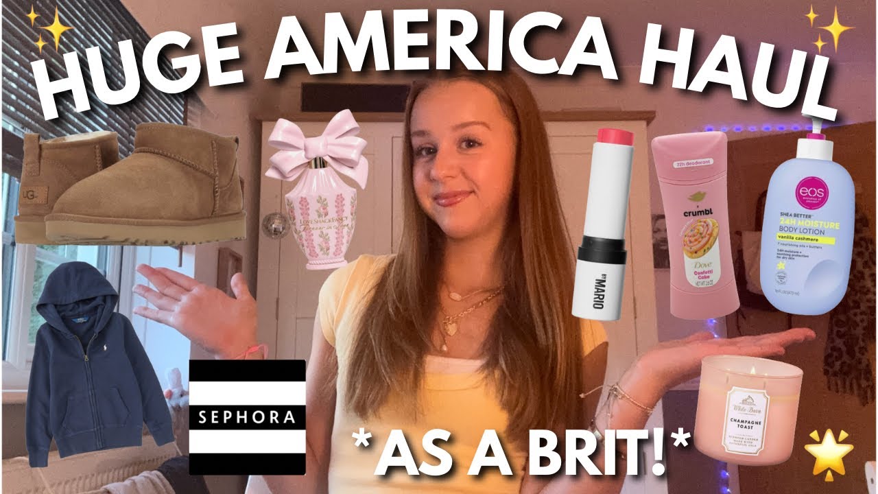 MASSIVE AMERICA HAUL💖🇺🇸🥨 *IN DEPTH, AS A BRITISH GIRL!!*