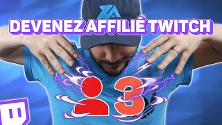 Devenir Affilié Twitch Plus Facilement