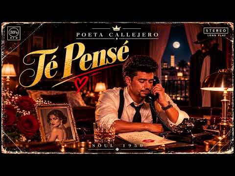 POETA CALLEJERO — TE PENSÉ | VISUALIZER OFICIAL