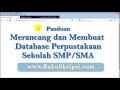  Rancangan Database Perpustakaan 
