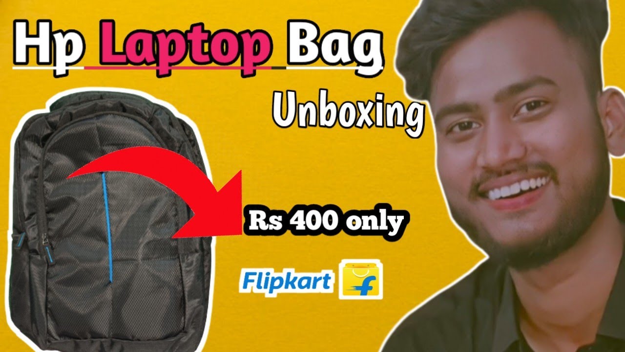 Hp Laptop Bag Unboxing || Best laptop bag|| Laptop Bag under 500 - YouTube