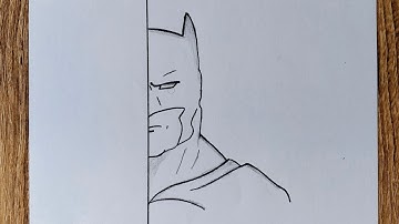 How To Draw Batman | Easy Drawing for Beginners step by step 