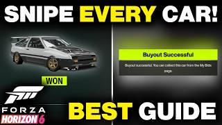 How to Auction Snipe in Forza Horizon 6 | Super Fast Guide!