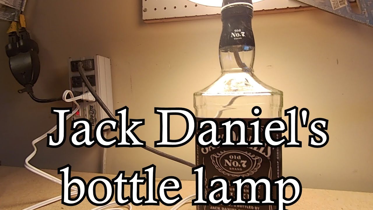 glass bottle lamp led make jack daniels bottle lamp youtube glass bottle lamp led make jack daniels bottle lamp youtube