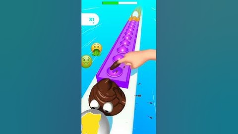 pop run 3D gameplay 💩 || Mobile game 132#shortvideo #mobilegaming #poprungame #poprun3dlive