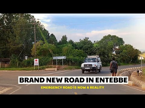 Newly Tarmacked Entebbe Emergency Road Constructed By UPDF To Children's Surgical Hospital