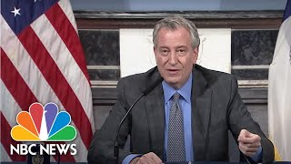 Live: NYC Mayor Bill De Blasio Holds Coronavirus Briefing | NBC News