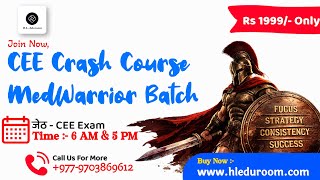 MedWarrior Batch - CEE Crash Course | 2083 |