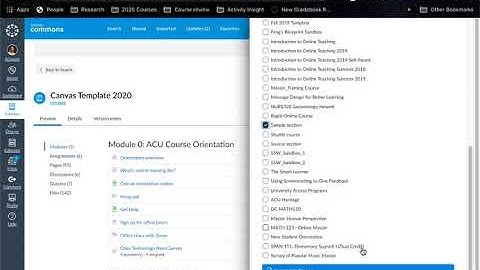 How to import a template from Canvas Commons