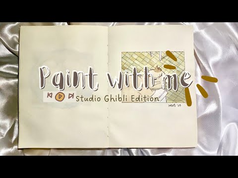 Painting Studio Ghibli scene | The cat returns