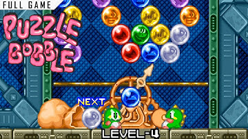 Puzzle Bobble | Arcade | Full Game [Upscaled to 4K using xBRz]