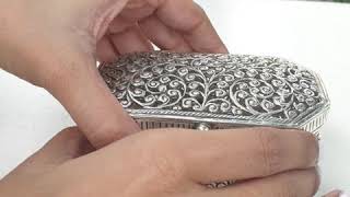 Unique sterling silver box