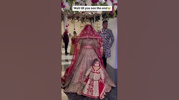 Thumbnail of ❤️ Bridal dulhan entry😍aj sajeya song🥰 #shorts #virelvideo #ytshorts