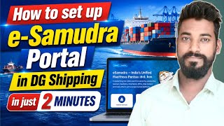 How to Setup eSamudra Profile | DG Shipping eSamudra Profile Complete Guide 2026 