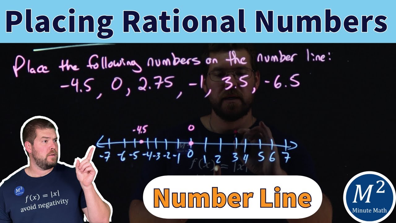 How to Place Rational Numbers on a Number Line - YouTube