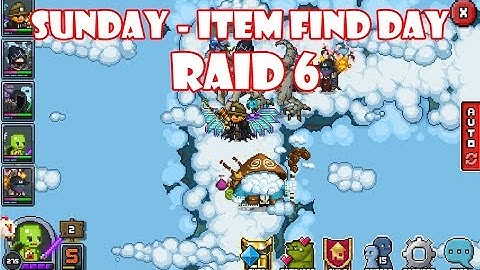 Bit Heroes Sunday Item Find Raid 6