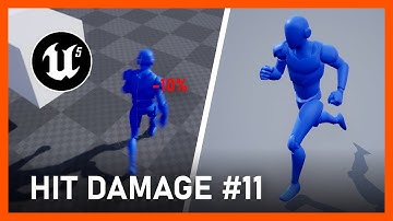Unreal Engine 5 - #11 Simple Hit Damage | How To Create A Third-Person Game