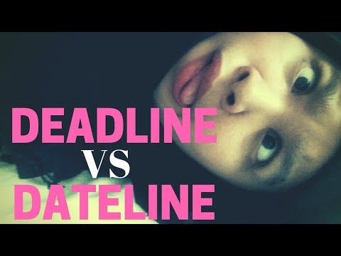 Vídeo: Qual é a diferença entre deadline e Dateline?