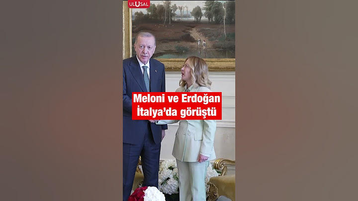 Meloni ve Erdoğan İtalya'da görüştü #shorts #meloni #erdoğan #keşfet