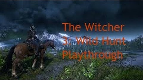 The Witcher 3 Wild Hunt Playthrough (Part 4: Missing Brother Fail) No Commentary