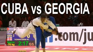 Cuba vs Georgia Judo World Championships 2021 screenshot 3