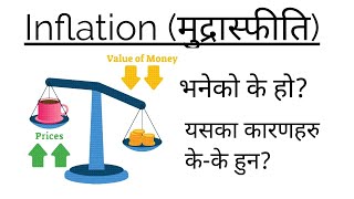What Is Inflation and What are the causes of Inflation? मुद्रास्फीति भनेको के हो? र यसका कारणहरु