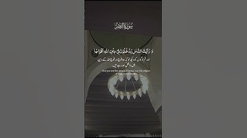 سورة النصر#pourtoi #اكسبلور #المصحف #دويتو #ترند #تيك_توك