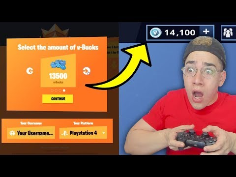 Using a Fortnite Cheat to get FREE V-BUCKS