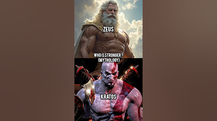 Who İs Stronger? (Mythology)  Zeus vs Kratos #shorts #mythology